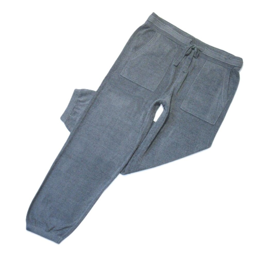 NWT Barefoot Dreams CozyChic Ultra Lite Ribbed Tunnel Jogger in Smokey Green LP